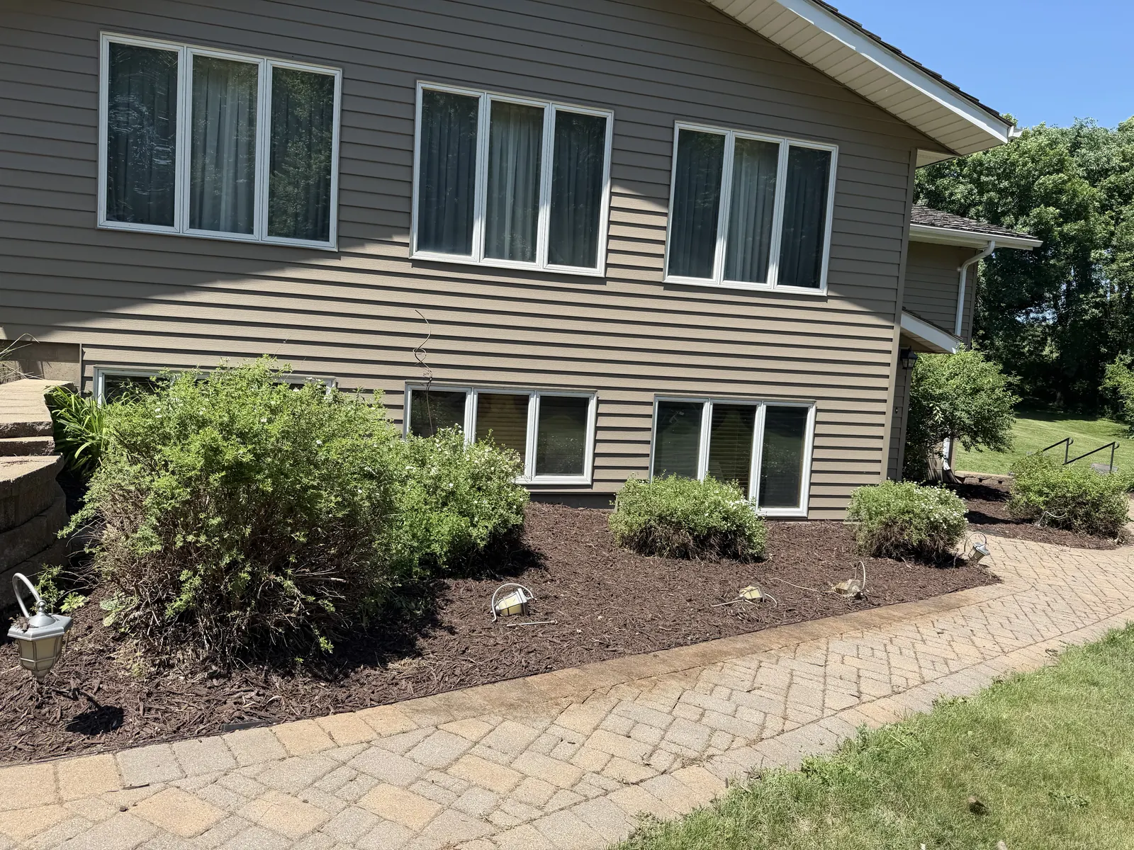 After the landscape bed refresh